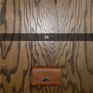 Elegant Brown Crossbody Bag